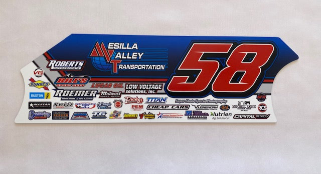 AUTOGRAPHED Larger Mini Door Panels 23 inch #58 Garrett Alberson
