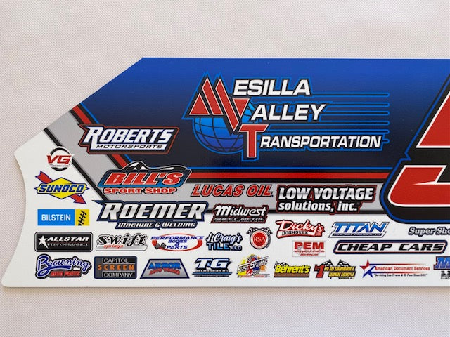 AUTOGRAPHED Larger Mini Door Panels 23 inch #58 Garrett Alberson