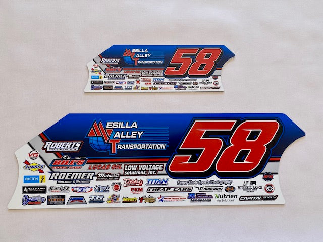 AUTOGRAPHED Larger Mini Door Panels 23 inch #58 Garrett Alberson