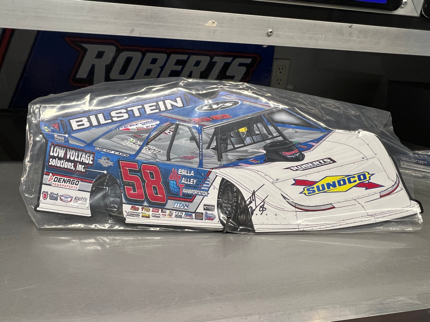 AUTOGRAPHED Car Cutout 23 inch #58 Garrett Alberson