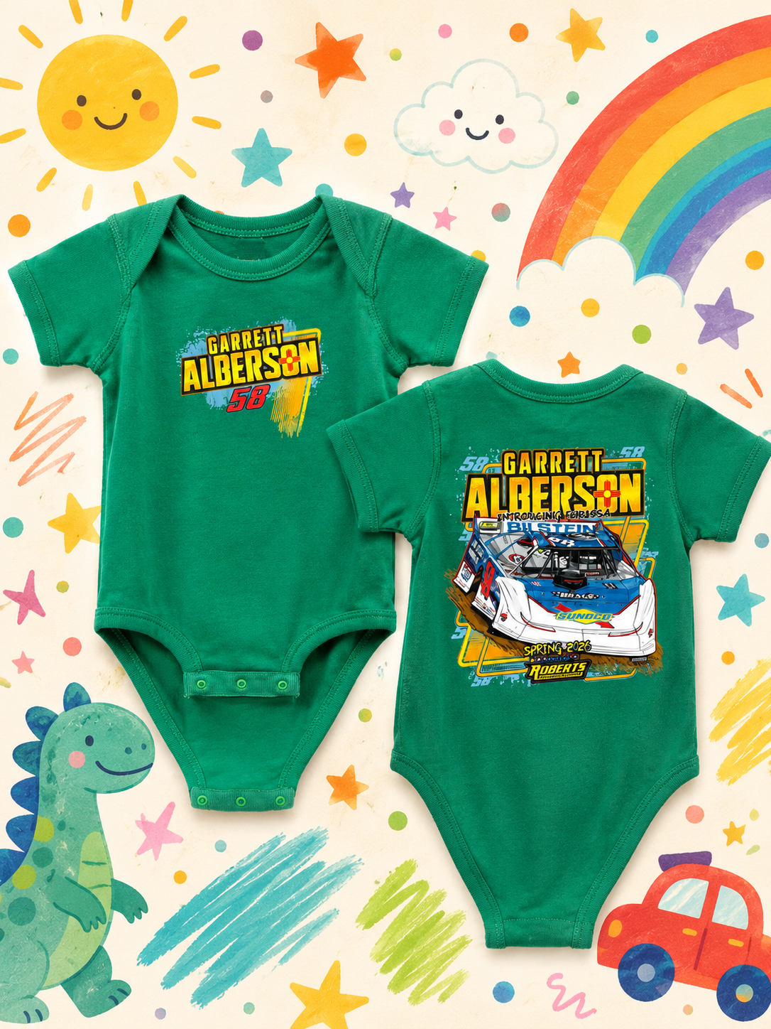 Green Onesies for Littles