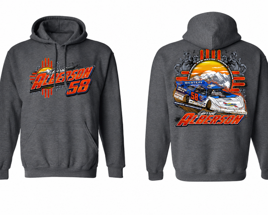 #58 Garrett Alberson 2025 Updated Zia Sweatshirt Hoodie