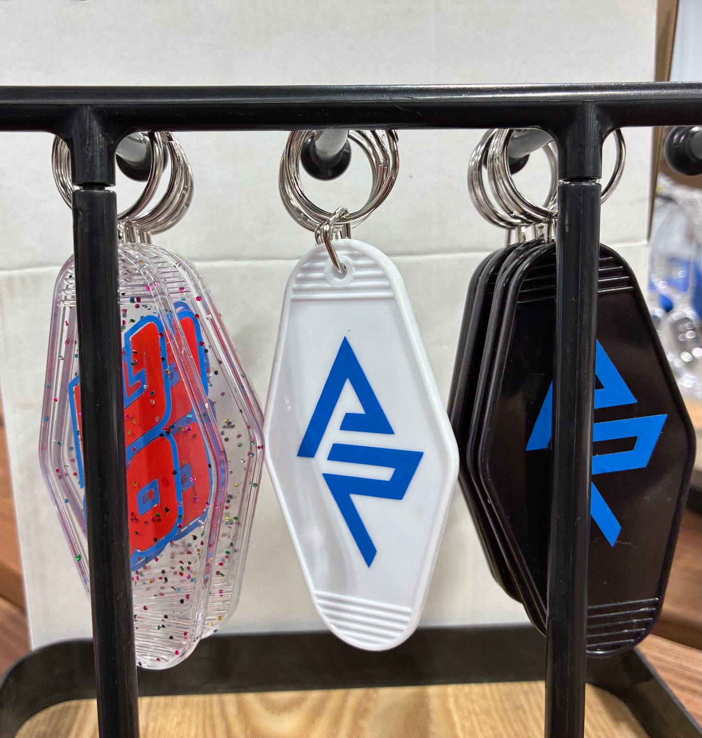 58/AR (Alberson Racing) Two Sided Vintage Look Keychain