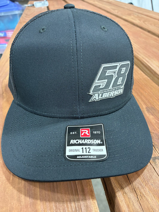 58/Garrett Alberson Patch Black/Black Richardson 112