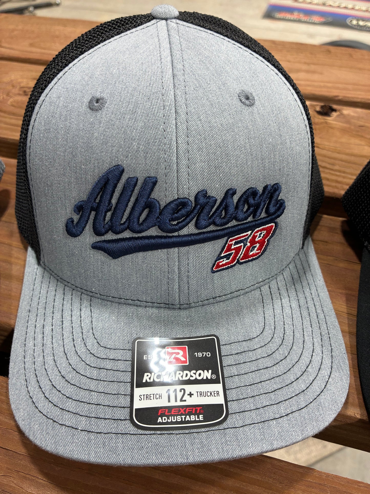 Embroidered Alberson/58 Richardson 112+ Flex/Snapback Adjustable Fit