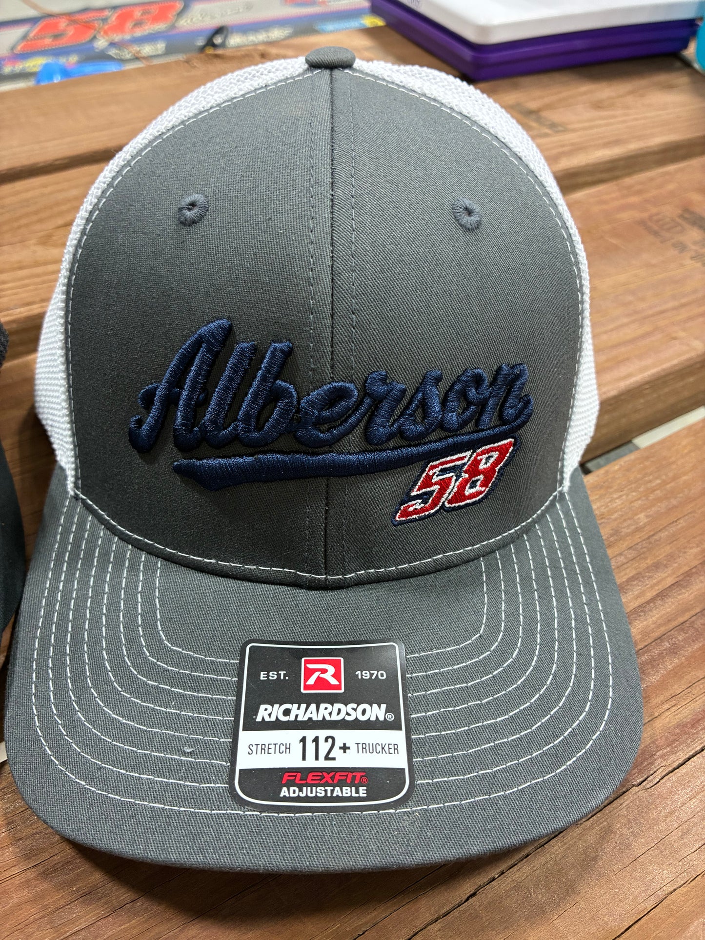 Embroidered Alberson/58 Richardson 112+ Flex/Snapback Adjustable Fit