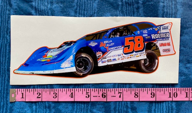 #58 Garrett Alberson Car Sticker