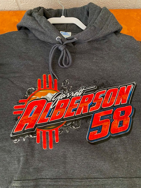 Zia Hoodie #58 Garrett Alberson Roberts Motorsports New Mexico Zia Hoodie