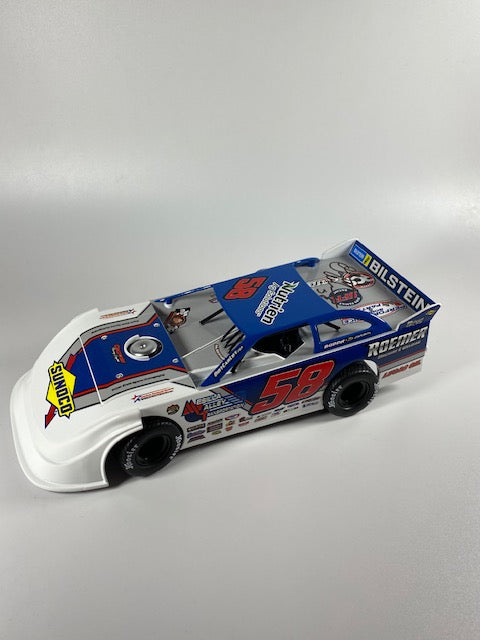 Autographed #58 Garrett Alberson 1:24 Scale 2023 ADC Diecast Car