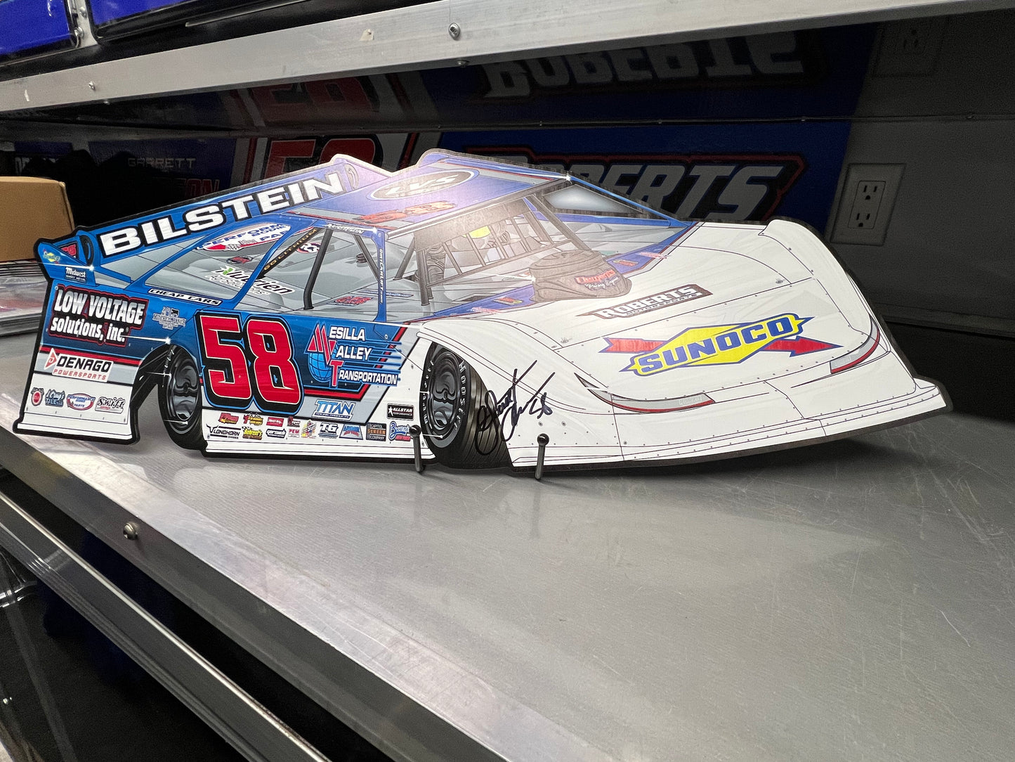 AUTOGRAPHED Car Cutout 23 inch #58 Garrett Alberson