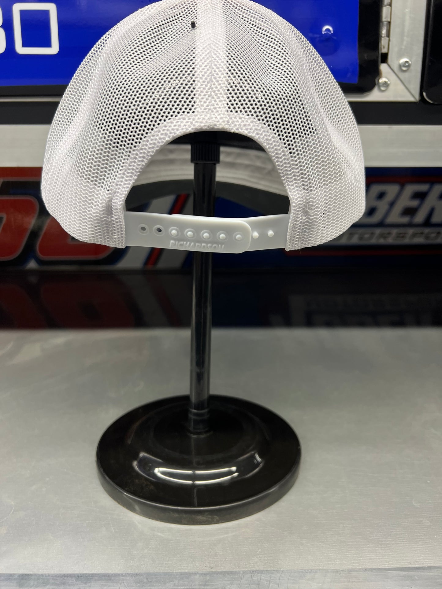 Heather Grey/White Richardson 112 with Silver/Black Garrett Alberson Patch