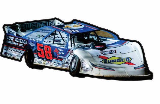 #58 SMALL Garrett Alberson White Nose Car Sticker (Facing Right)