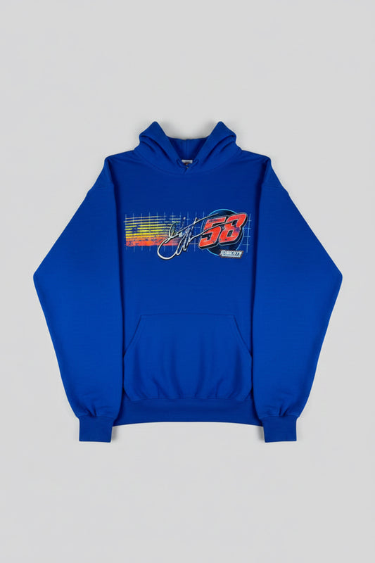 #58 Garrett Alberson Royal Blue Sweatshirt Hoodie