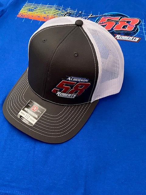 Gray/White Mesh #58 Hat