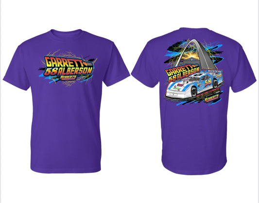 Purple Back to the Future w/ the Arch Tee