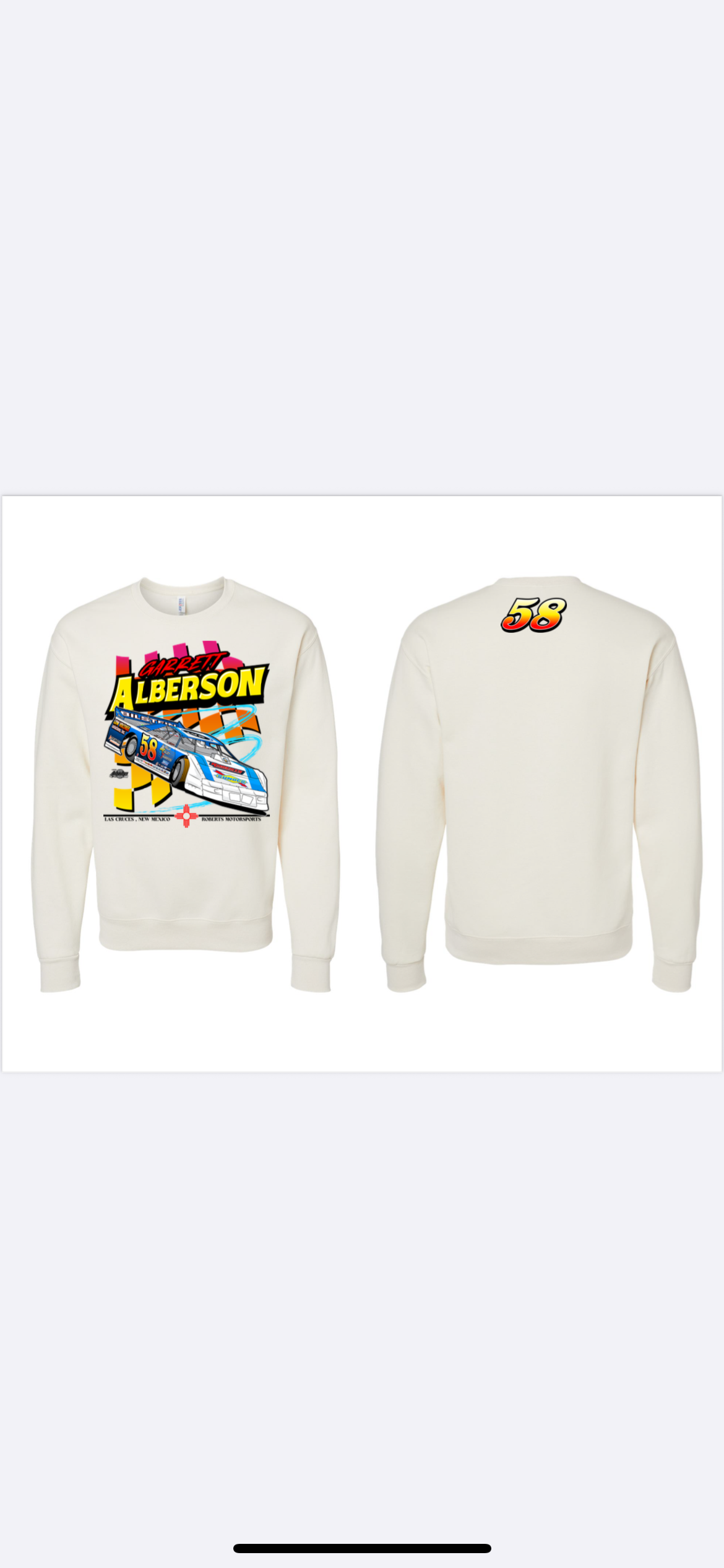 90s style Dome Wrap Crewneck