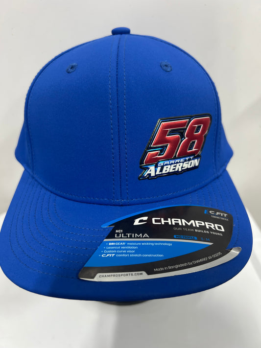 Royal Blue Alberson 58 Flex Fit Hat