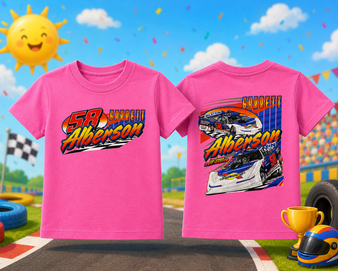 Pink Short Sleeve Shirt for Littles